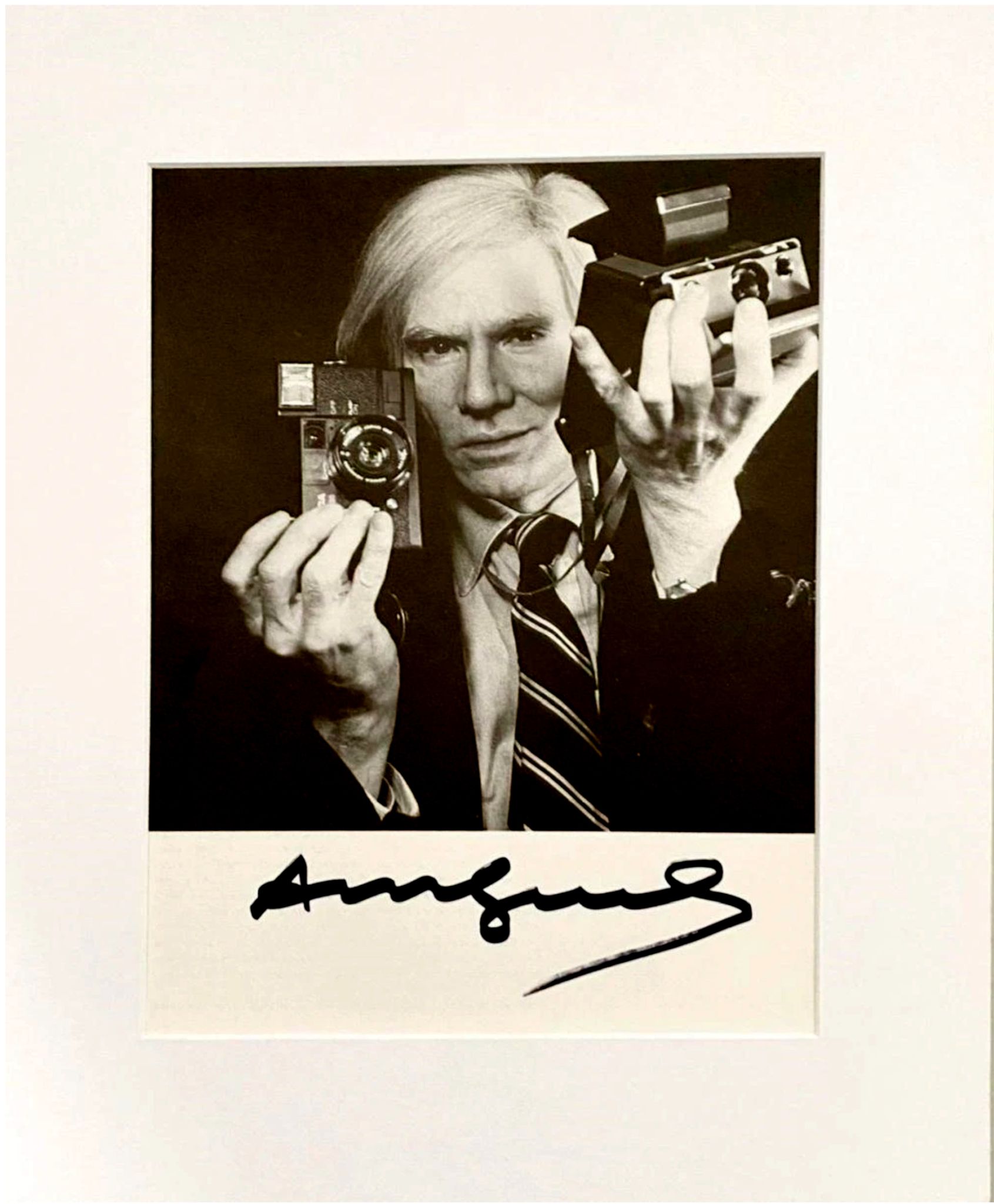 Andy signed  with cameras 